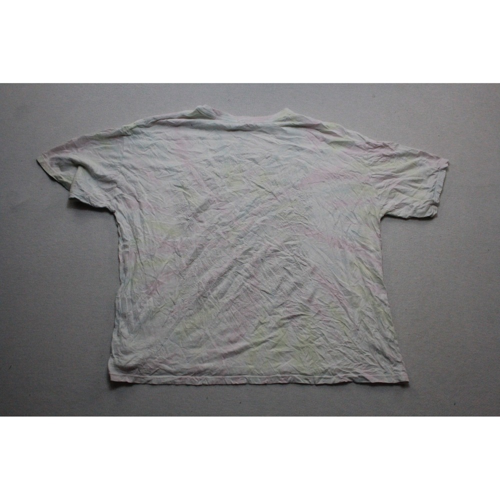 Billabong Pocket Tee Women Size Extra Large Multi Color Good Tie Dye Embroidered